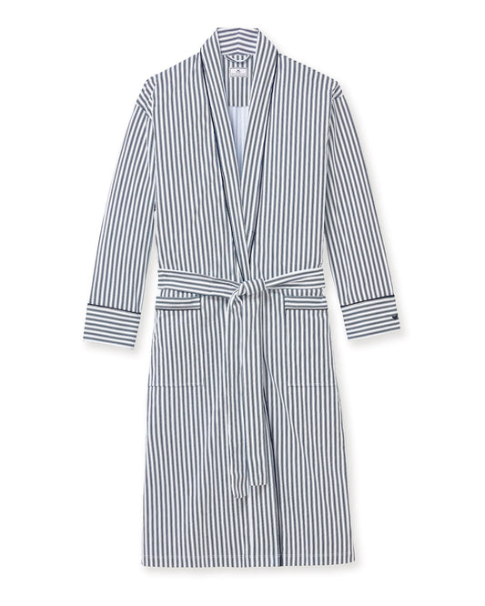 Men's cotton robe on a white background