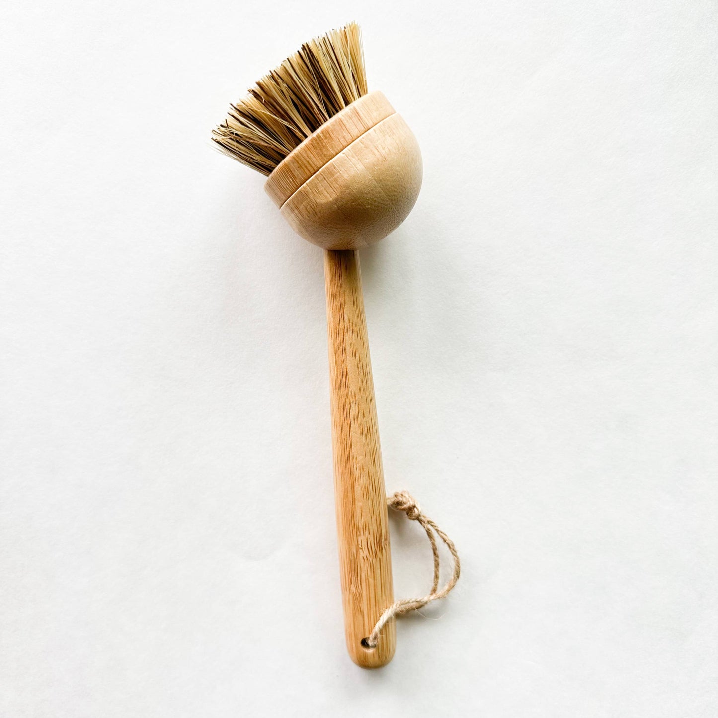 NATURAL BAMBOO + SISAL DISH BRUSH - long dish brush, product image Shannan Bower Home