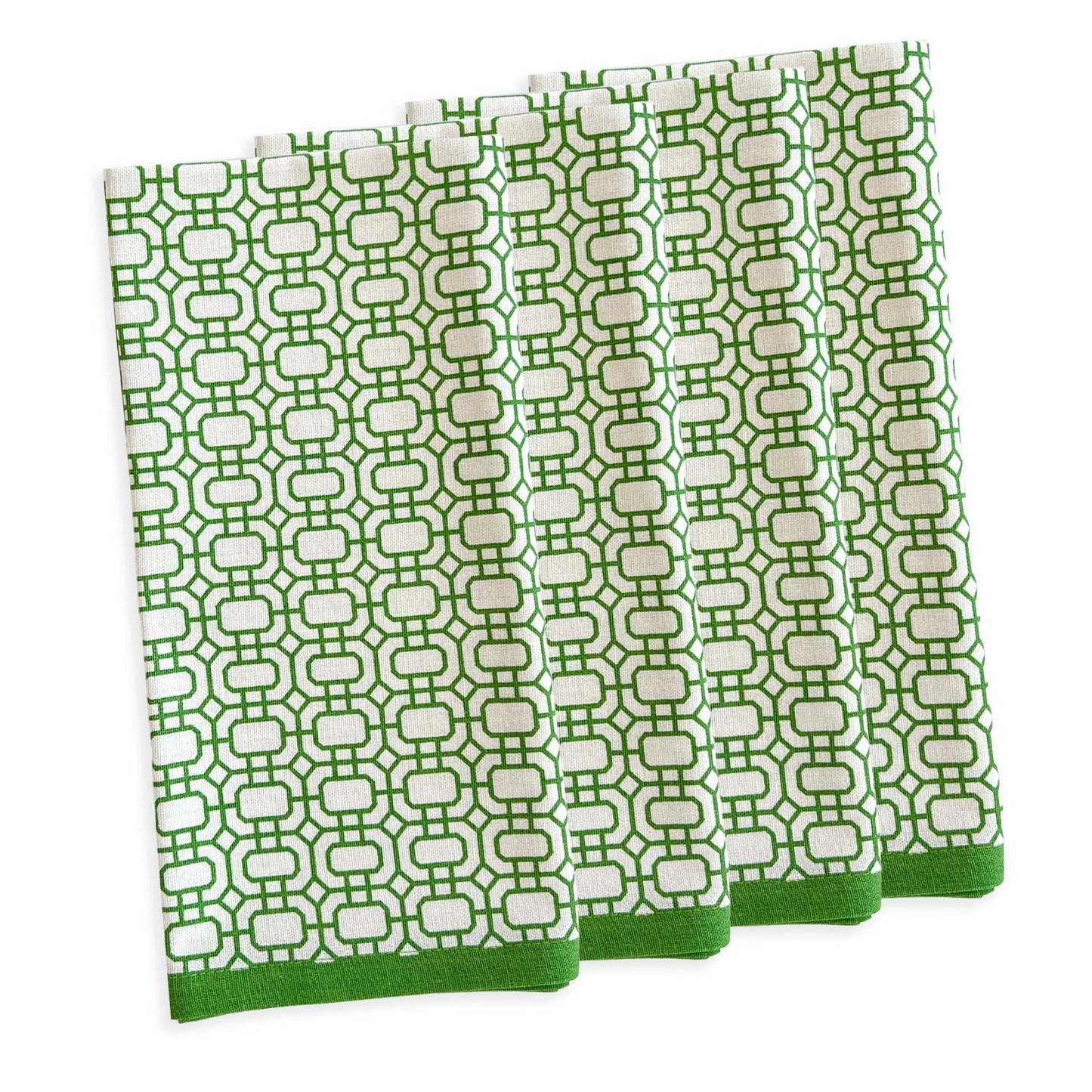 NEWPORT DINNER NAPKIN VERDE ( Set of 4 ) - Product image highlighting color, material, and overall design