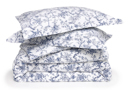 Navy Toile