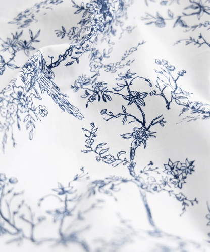 TOILE PERCALE DUVET SET product image highlighting color, material, and overall design