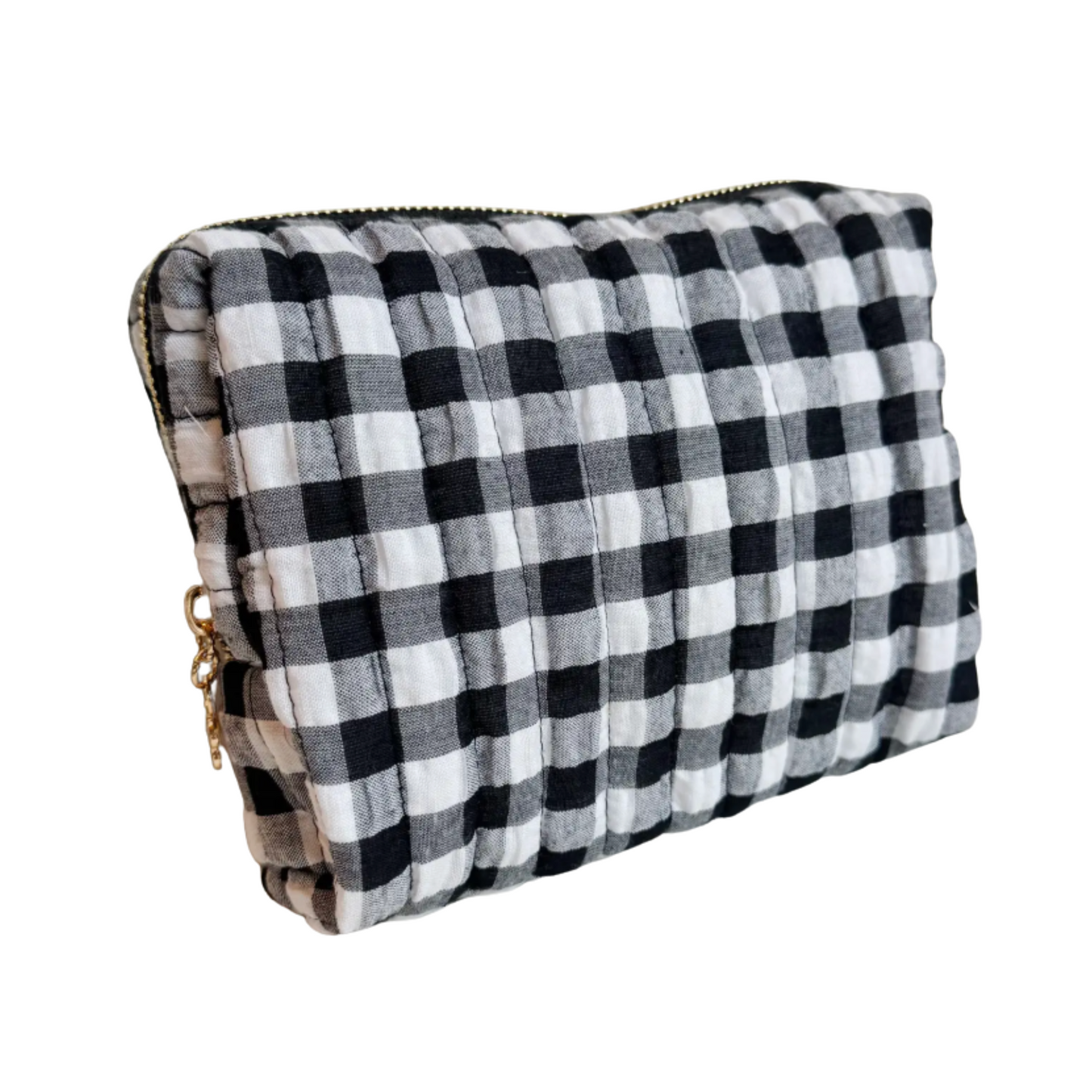 GINGHAM TOILETRY BAG