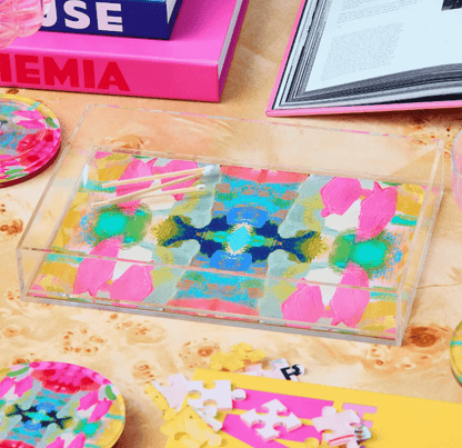 PINK PARADISE TRAY - Shannan Bower Home