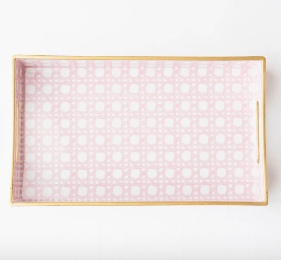 Pink Cane Tray