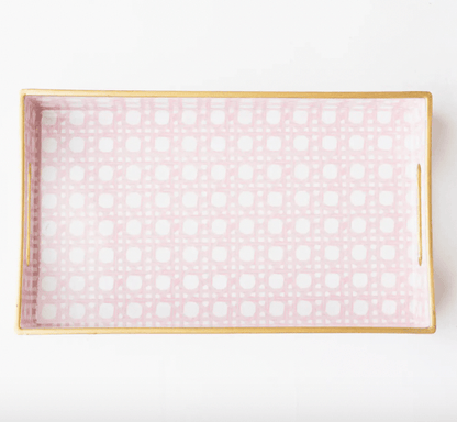 Pink Cane Tray