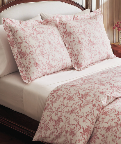 TOILE PERCALE DUVET SET product image highlighting color, material, and overall design