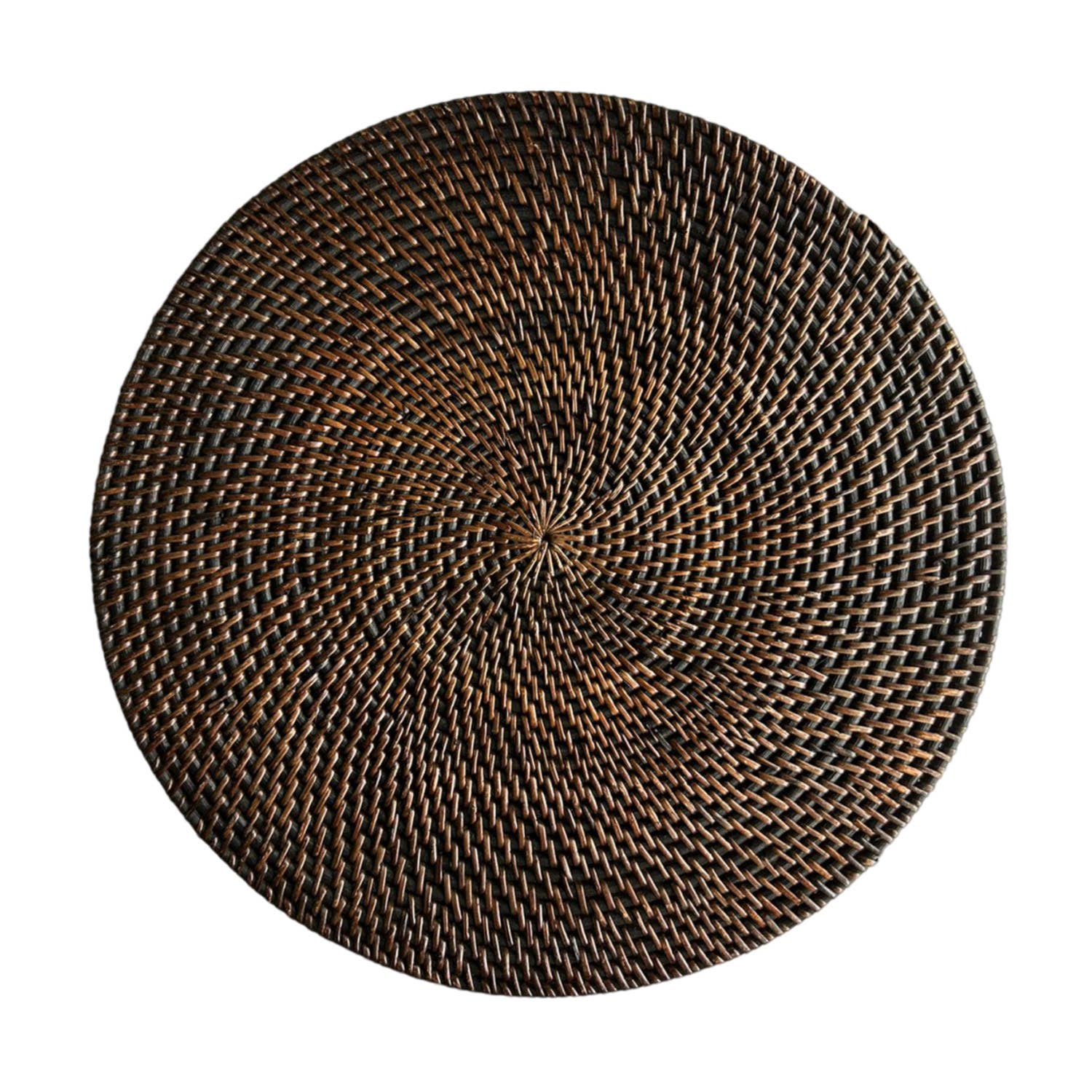 ROUND RATTAN PLACEMAT product image highlighting color, material, and overall design