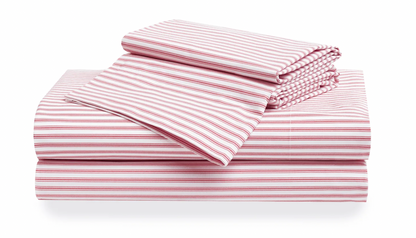 TICKING STRIPE PERCALE SHEET SET