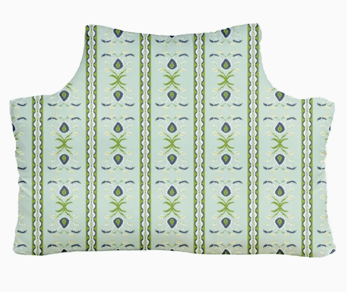 Laura park green headboard pillow