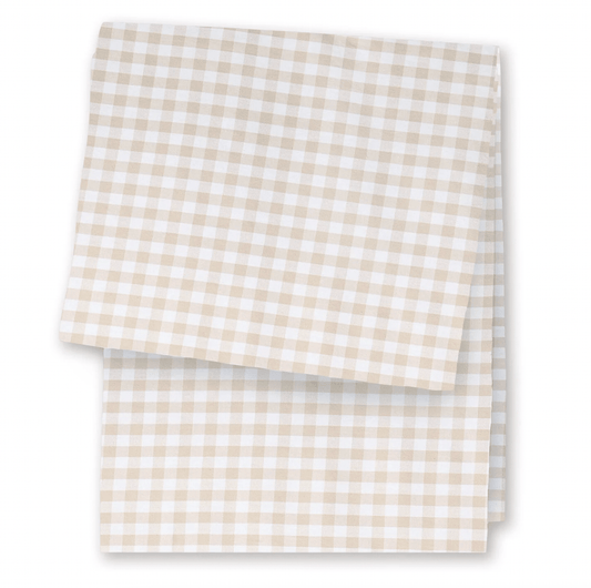 GINGHAM CAMEL TABLE RUNNER - Shannan Bower Home