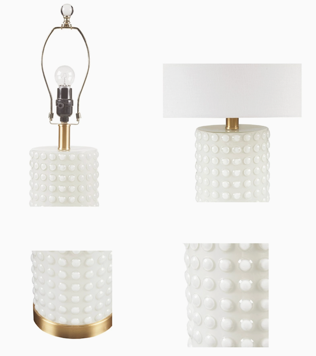Textured Dot Lamp