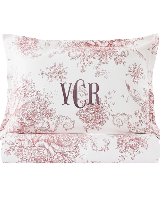Victoria Pink Toile Bedding Bundle