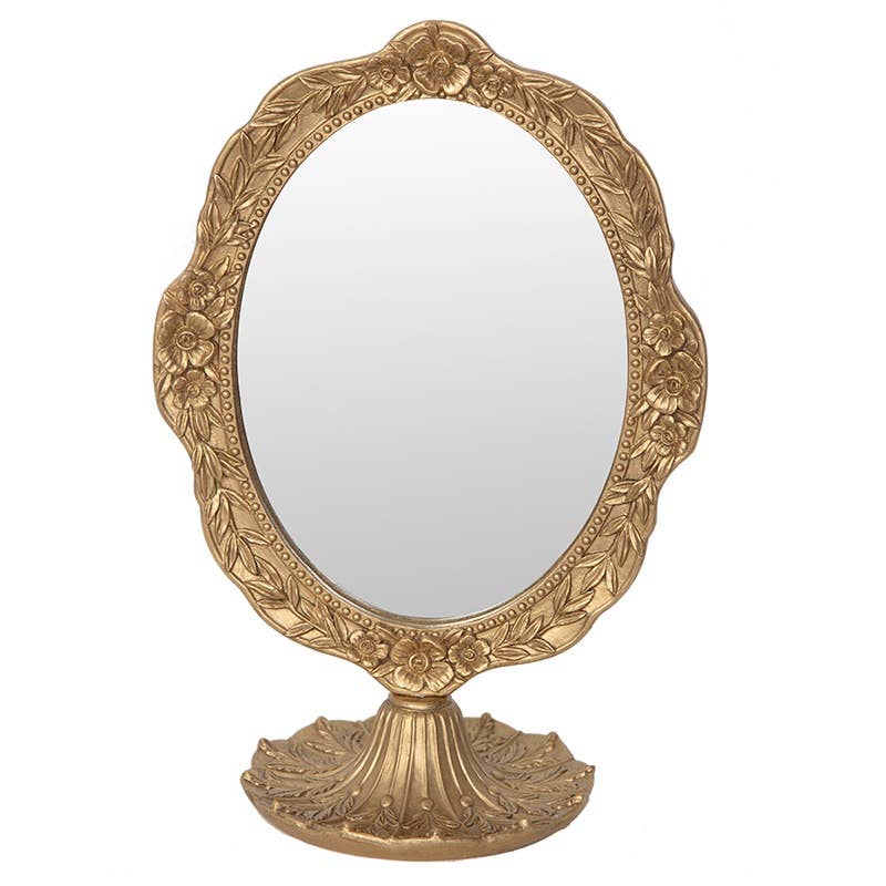 VINTAGE VANITY MIRROR product image highlighting color, material, and overall design