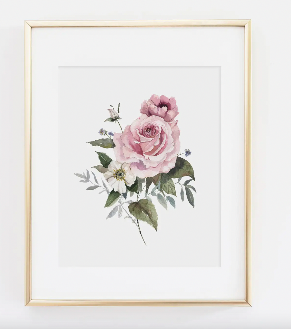 Rose Wall Art