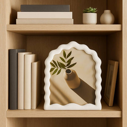 WAVY ARCH PICTURE FRAME product image highlighting color, material, and overall design