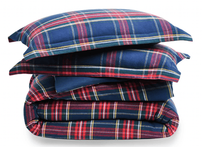 FLANNEL DUVET SETS - TARTAN - Shannan Bower Home