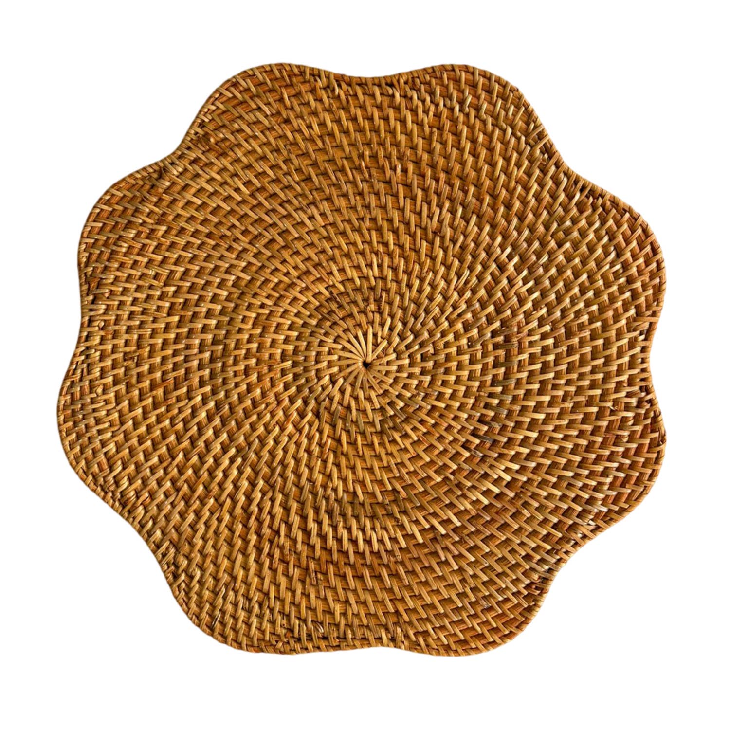 SCALLOP RATTAN PLACEMAT - Shannan Bower Home
