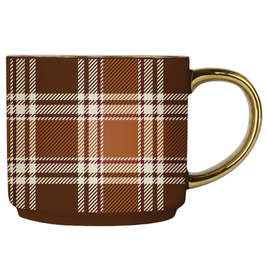 FALL PLAID COFFEE MUG - Shannan Bower Home