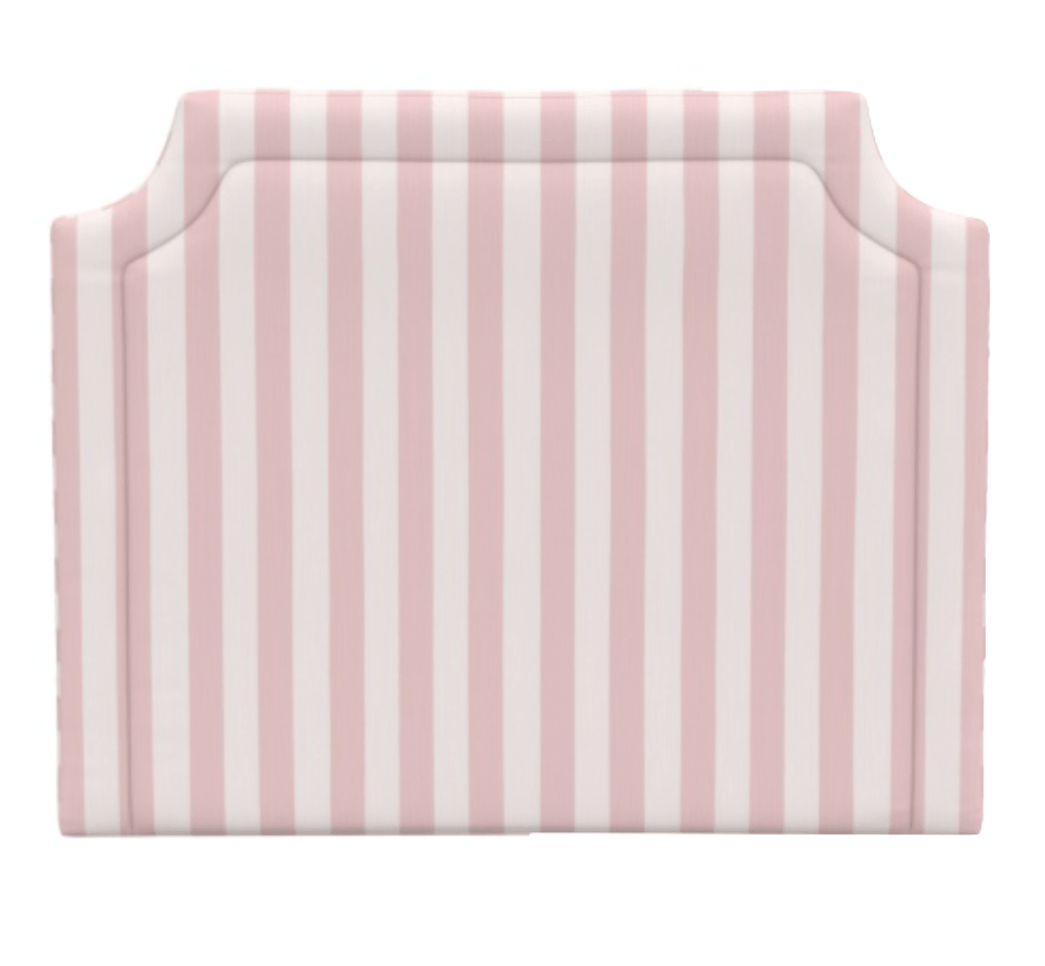 Pink Stripe Wall Mount Headboard