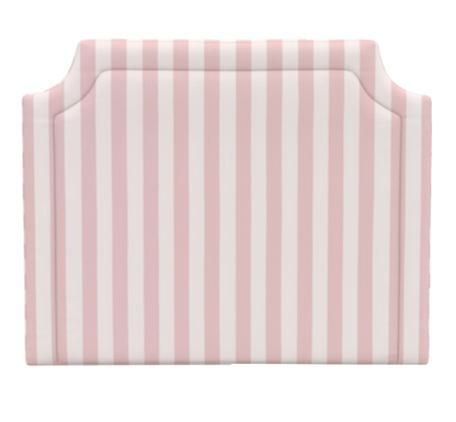 Pink Stripe Wall Mount Headboard