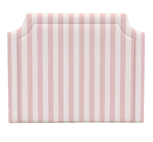 Pink Stripe Wall Mount Headboard