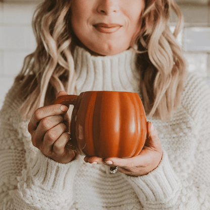 PUMPKIN COFFEE MUG - RUST - Shannan Bower Home