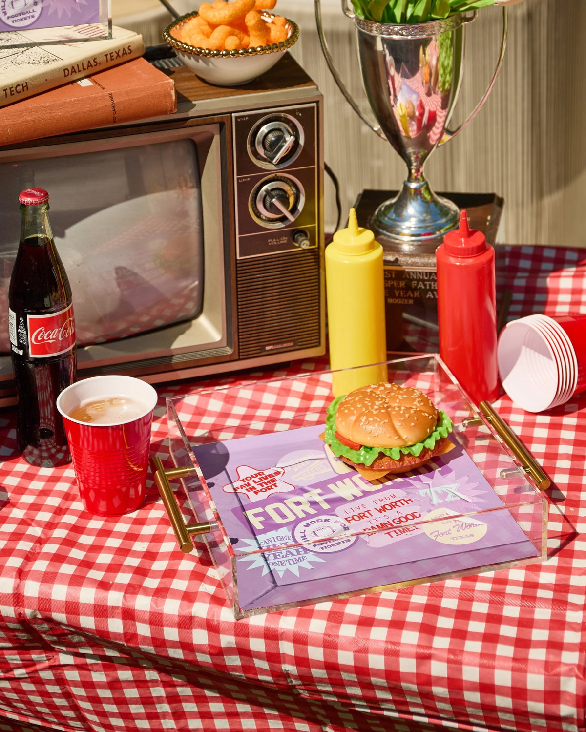 Fort Worth Game Day Acrylic Tray